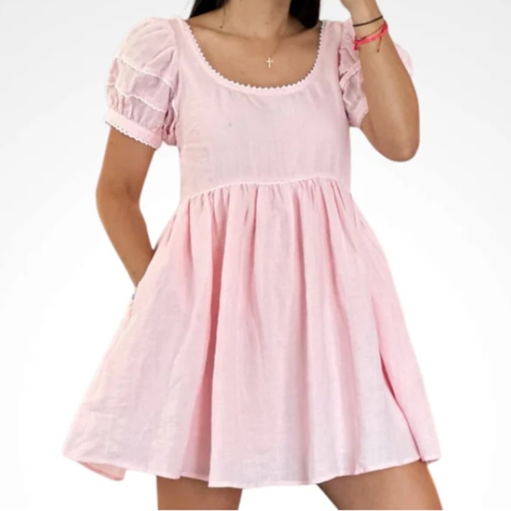 PINK BABY DOLL DRESS
